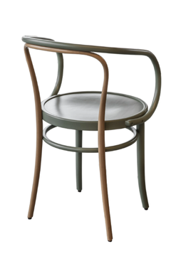 WIENER STUHL - Beech chair with armrests by Wiener GTV Design - view 3